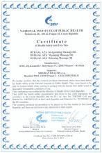 Certificate Food supplement Topinambur powder, 75 g