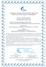 Certificate Food supplement Topinambur powder, 75 g