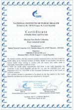 Certificate Food supplement Topinambur powder, 75 g