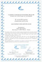 Certificate Food supplement Topinambur powder, 75 g