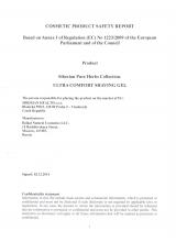 Cosmetic product safety report Food supplement Topinambur powder, 75 g