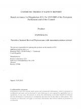 Cocmetic product safety report Food supplement Topinambur powder, 75 g