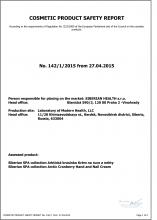 Cocmetic product safety report Food supplement Topinambur powder, 75 g