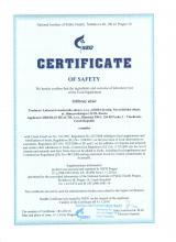 Certificate of safety Food supplement Topinambur powder, 75 g