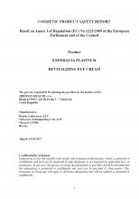 Cocmetic product safety report Food supplement Topinambur powder, 75 g