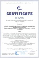 Certificate of safety Food supplement Topinambur powder, 75 g