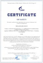 Certificate of safety Food supplement Topinambur powder, 75 g