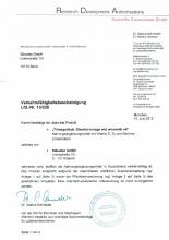 Verkehrsfähigkeitsbescheinigung Food supplement Topinambur powder, 75 g