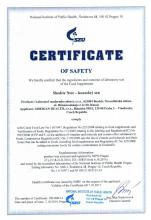 Certificate of safety Food supplement Topinambur powder, 75 g