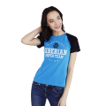 Футболка женская Siberian Super Team CLASSIC (цвет: голубой; размер: XS)