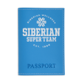 Обложка на паспорт Siberian Super Team (цвет: голубой)